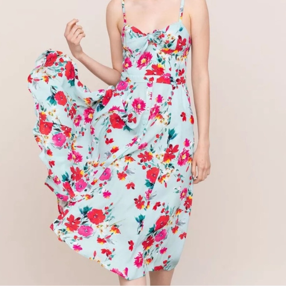 Yumi Kim pretty women Floral Print Midi Dress - Picture 2 of 4